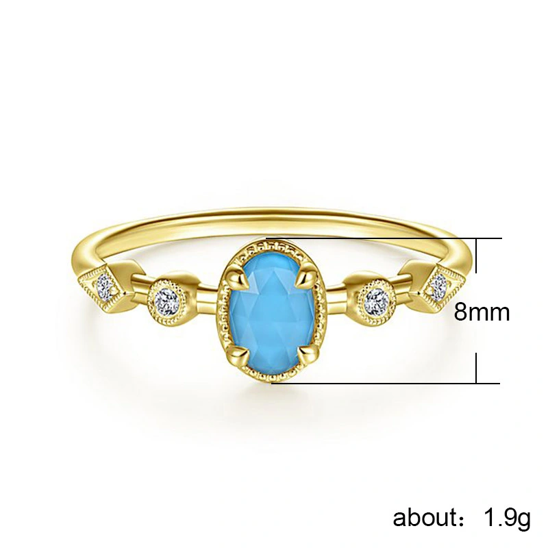 New simple micro-inlaid frosted zircon women's ring fashionable and versatile pinky ring wholesale