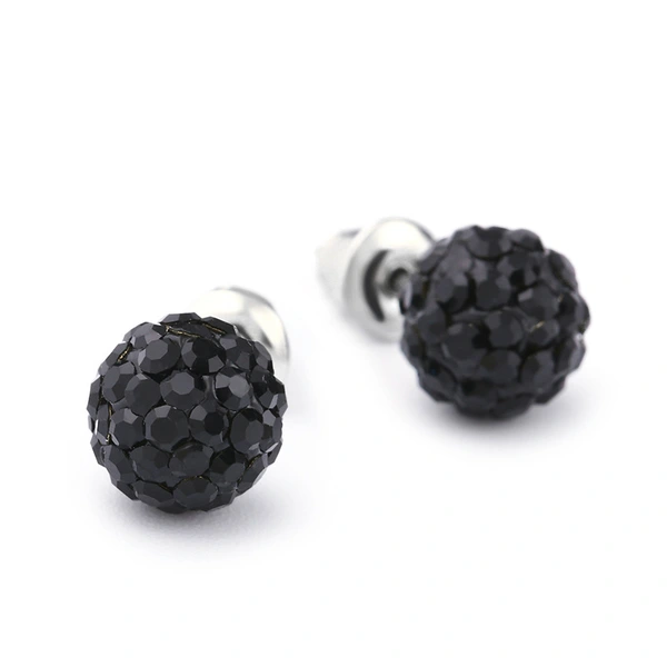 Korean fashion small exquisite women's crystal earrings simple and versatile diamond candy color earring accessories ern24