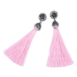 Hot selling new style long temperament tassel earrings high-end diamond earrings earrings for women erk69 light luxury