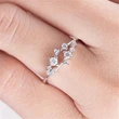 Jewelry hot-selling ring European and American women's simple diamond ring birthday holiday gift jewelry
