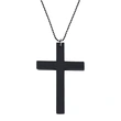 Factory direct sales, processing and custom cross necklace, wooden, simple and fashionable, versatile sweater chain accessories wholesale