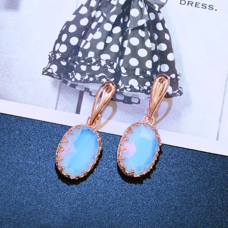 earrings e-commerce jewelry European and American simple zircon earrings fashionable personality geometric earrings ern39