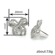 Korean version of butterfly earrings for women, exquisite and sweet girl wear matching accessories, micro-inlaid zircon net celebrity style