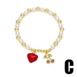 AS jewelry hot style zircon fruit cherry seahorse pendant bracelet beaded hand jewelry female brd07