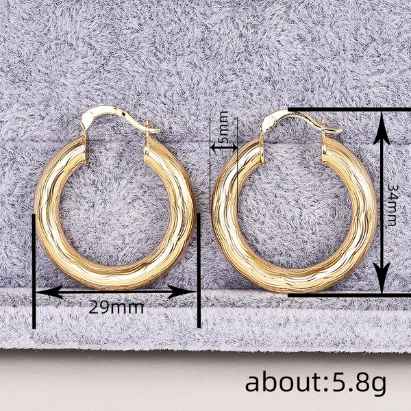 Hot selling metal earrings for women, palace style, Middle Eastern temperament accessories, high-end style