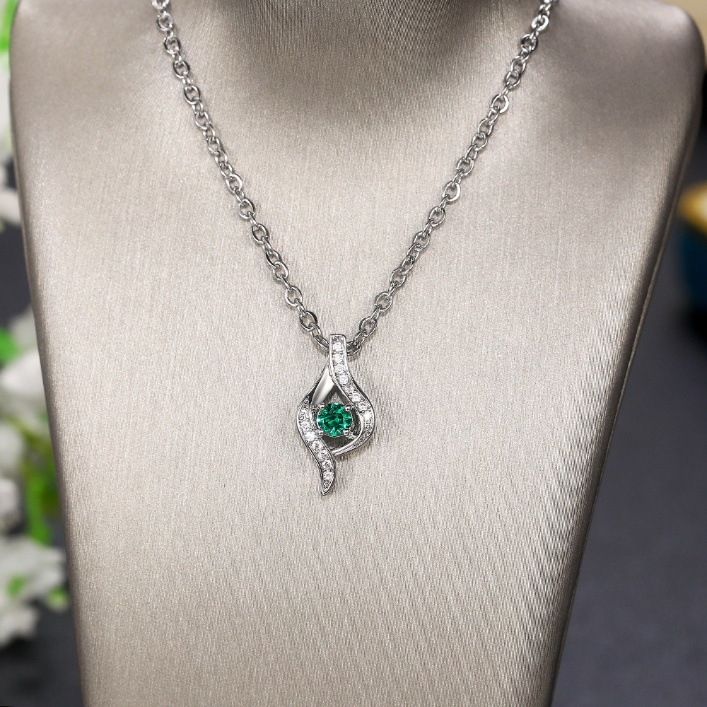 2022 Summer New Arrival Necklace Heart You High-end Necklace Women's Fashion Multi-color Pendant Necklace