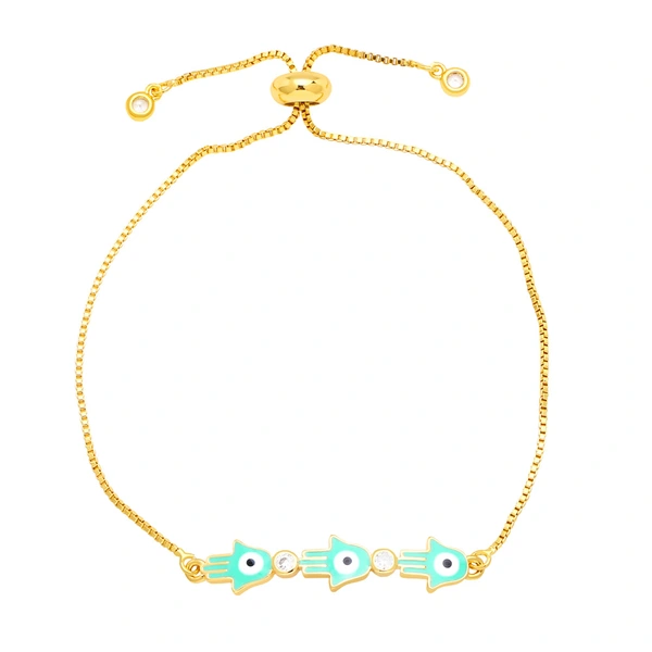 Clearance hot selling hand jewelry personality multi-color oil drop Fatima hand bracelet style fashion bracelet brk13