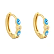 Clearance earrings for women micro-inlaid zircon eyes devil eye jewelry European and American oil drop earrings erx90