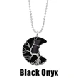 Hot selling crystal agate moon wrapped around the tree of life pendant necklace handmade fortune tree necklace nkb616