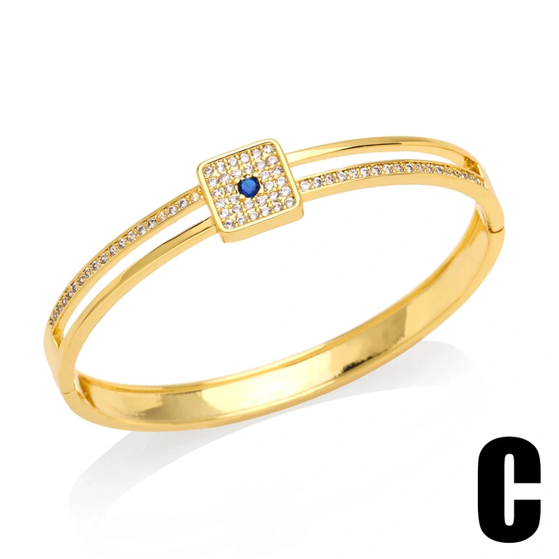 European and American creative jewelry personality exaggerated devil eye bracelet niche light luxury simple hand jewelry brh03