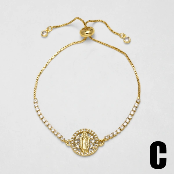 AS jewelry European and American Virgin Mary bracelet red hand-woven adjustable bracelet brk89 bracelet