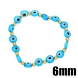 European and American retro Turkish devil eye bracelet 6mm color eye bracelet lucky bracelet brg95