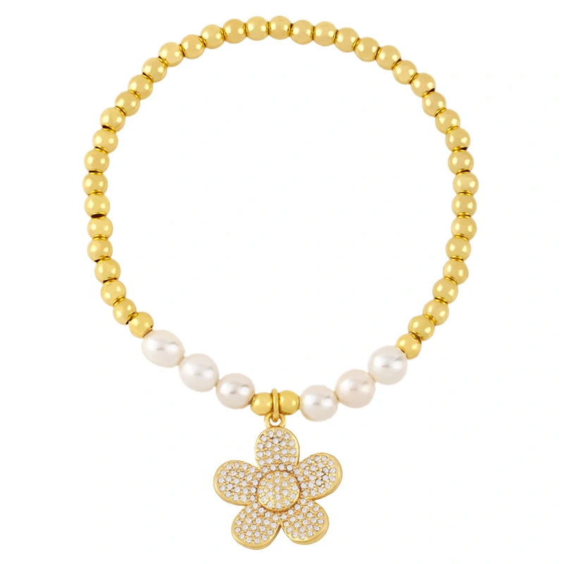 Clearance European and American Bohemian Bracelet Creative Colorful Oil Drop Hot Air Balloon Temperament Pearl Bracelet Bracelet brd83