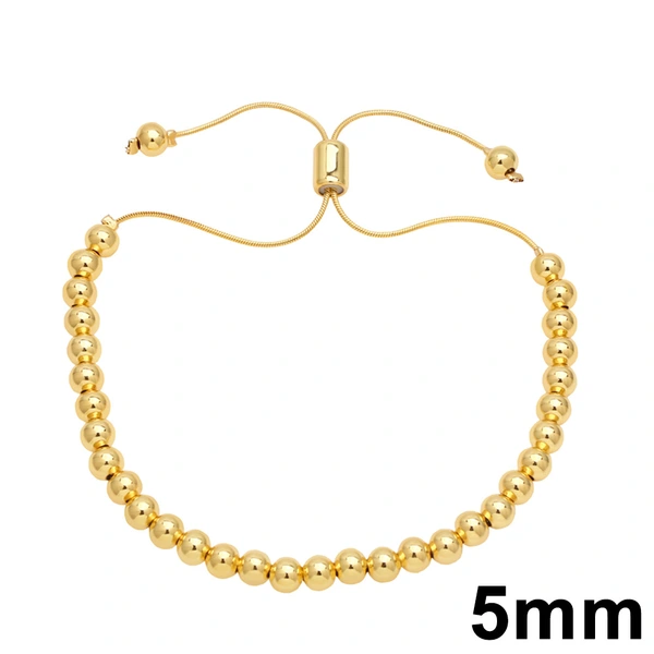 Hot style gold-plated beaded bracelet European and American simple personality creative bead jewelry bracelet accessories brm27
