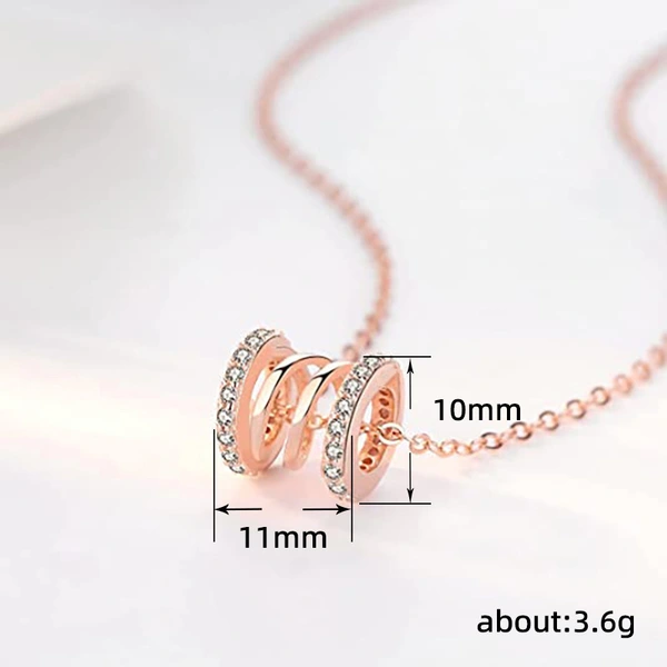 Classic slim waist necklace for women, light luxury niche clavicle necklace pendant TikTok live spring necklace