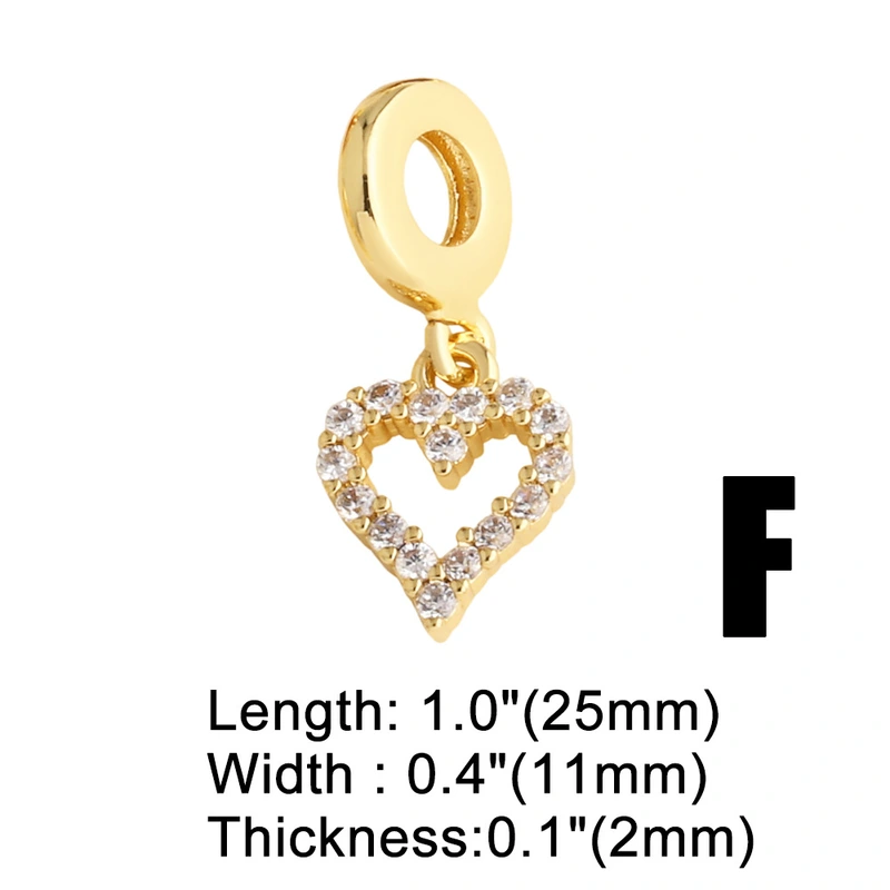 AS jewelry Europe and the United States hot selling copper plated real gold love heart shaped pendant bracelet hand jewelry brn30 bracelet