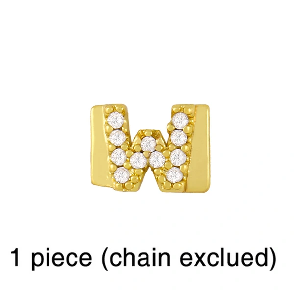 European and American 26 square brand English letter bracelet female bracelet cold style personality DIY diamond letter bracelet brc87