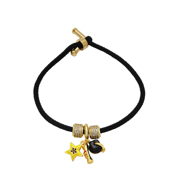 Clearance jewelry star flower pendant bracelet women's gold-plated zircon bracelet brg64
