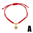 Hot selling cute kitten red string bracelet fashion triangle tree of life pendant bracelet brk84