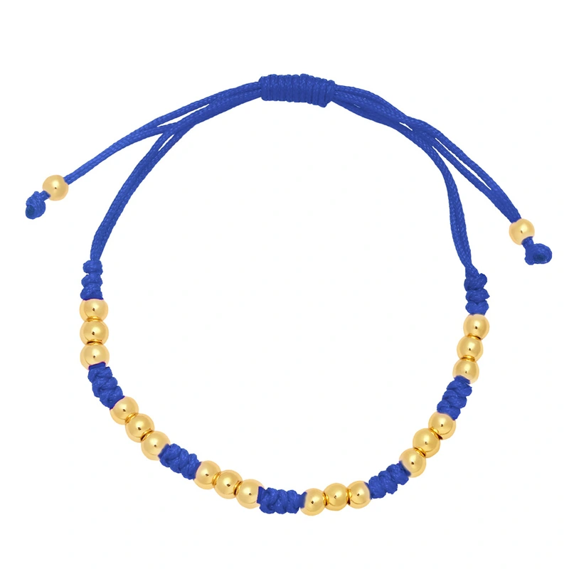 Hot selling Bohemian style hand-woven beaded bracelet with adjustable pull-out simple bracelet brj23