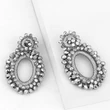 2023 new jewelry earrings European and American rice bead earrings Bohemian rice bead earrings female erq14