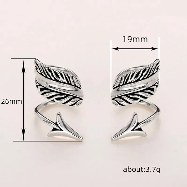 Unisex ear clip arrow ear jewelry INS arrow ear bone clip European and American trend non-pierced earrings