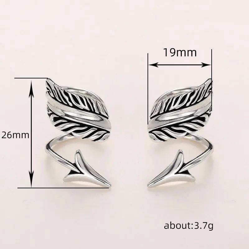Unisex ear clip arrow ear jewelry INS arrow ear bone clip European and American trend non-pierced earrings