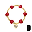 AS jewelry Europe and the United States hot selling gold-plated boy and girl love heart-shaped bracelet hand jewelry brh09 bracelet