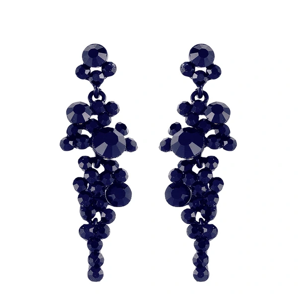 European and American fashion classic bridal earrings ladies long temperament crystal earrings earrings erj36