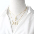 AS jewelry hot selling gold-plated boy and girl couple hug pendant necklace clavicle chain nkb071