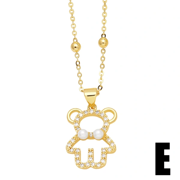 European and American personality sailboat necklace niche high-end pearl star beach clavicle chain pendant nkq32