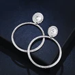 AS jewelry Europe and the United States hot selling wedding earrings women's high-end crystal earrings earrings erm31