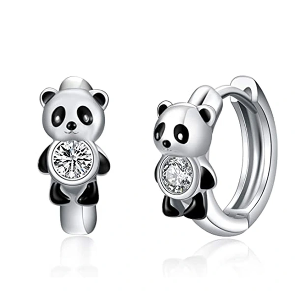 Japanese cute panda earrings cute chubby little panda summer temperament internet celebrity new trendy earrings