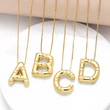 AS jewelry European and American 26 English letters pendant necklace female pearl gold-plated clavicle chain nka058