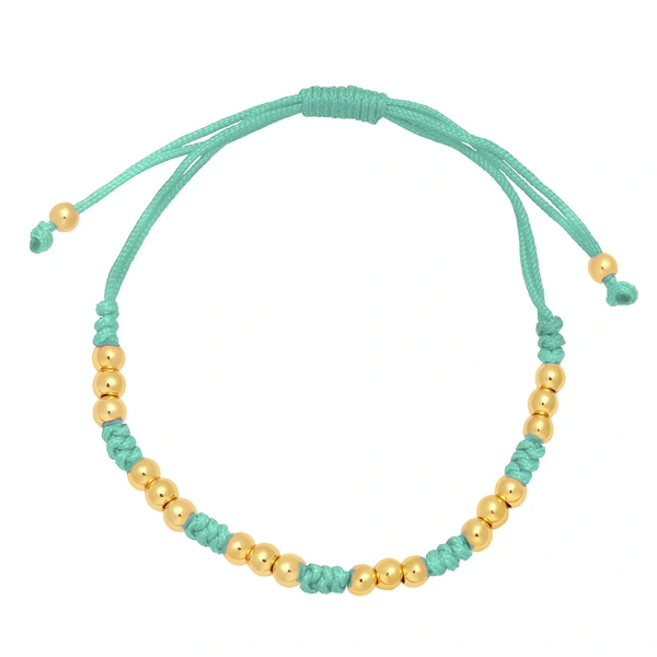 Hot selling Bohemian style hand-woven beaded bracelet with adjustable pull-out simple bracelet brj23