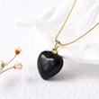 AS jewelry new gold-plated love heart oil drop pendant necklace clavicle chain nkb111 necklace