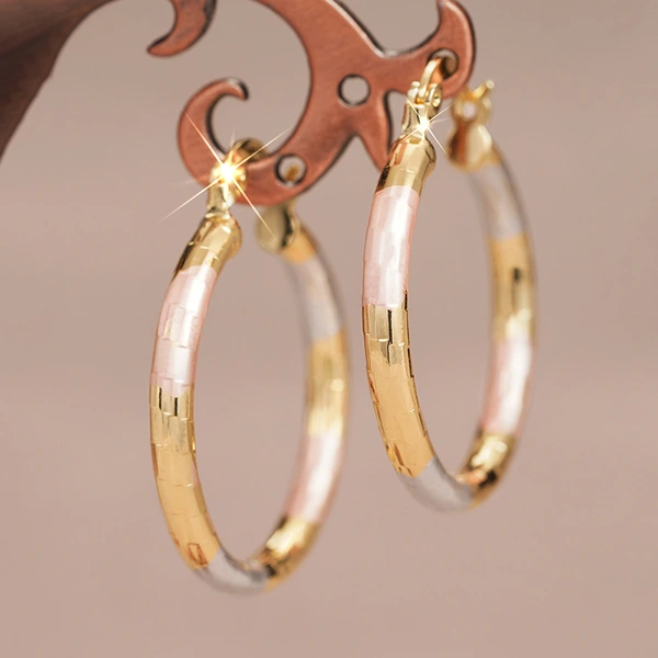 Hot selling metal multi-color fashionable earrings for ladies Middle Eastern light luxury style factory direct sales super hot style