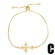 European and American jewelry cold style retro cross bracelet niche design simple bracelet female brg77