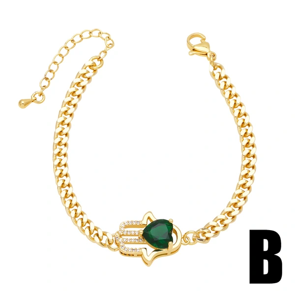 European and American fashion love bracelet female niche design high-end inlaid zircon butterfly hand jewelry bracelet brm25