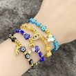 Clearance style colorful cute flower bracelet couple girlfriends handmade beaded musical note bear hand jewelry female brj85