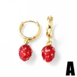 AS jewelry Europe and the United States hot selling red fruit cherry strawberry earrings earrings female erq68