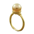   Fashion new imitation pearl ring retro vintage medieval style ring noble ring