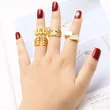 AS jewelry hot selling irregular open ring female copper plated 18k gold inlaid zircon ring rih13