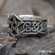 Hot selling ring retro five-pointed star black jewelry European and American street style ring for men