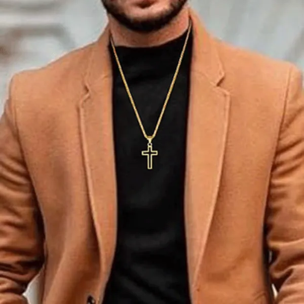 Source European and American high-end necklaces for men and women, simple and fashionable pendant jewelry wholesale