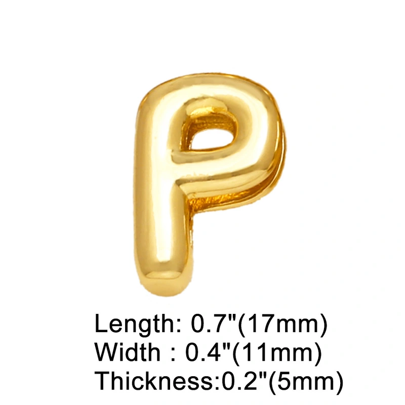 AS jewelry hot selling 26 English letters belt bracelet diy gold-plated hand jewelry female brg78