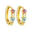 Clearance retro trend star-shaped devil's eye earrings color oil drop earrings versatile design earrings female era125