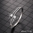 Exquisite live new bracelet women's multi-layer half circle design jewelry fashionable and elegant light luxury style chic style