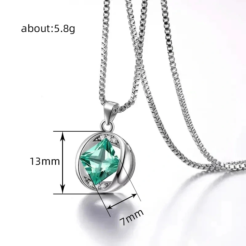  Hollow design diamond necklace design sense round bag versatile daily commuting necklace fashionable temperament necklace