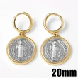 AS jewelry European and American new retro Virgin Mary pendant earrings earrings earrings female err45